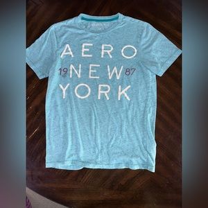 Aeropostale Aero 1987 Classic Blue T-shirt Short Sleeves Women's Size S  Shirt